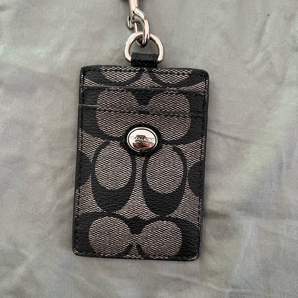 Authentic Coach ID Badge Lanyard